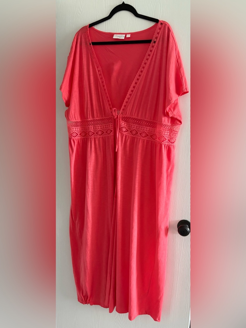 Belle by Kim Gravel BEACH long 
Swimsuit coverup Xl/1X